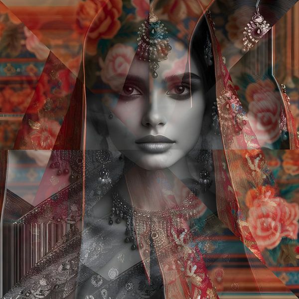 Indian Woman 2 by FoXo Art