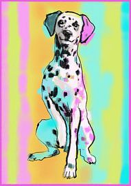 Pastel Paws – Dalmatiner in Farbe von ATELIER KAMILA M