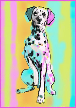 Pastel Paws – Dalmatiner in Farbe