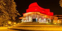 Hans Otto Theater in Potsdam in de avonduren van Werner Dieterich thumbnail