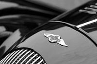 Morgan Plus 8 sportscar detail