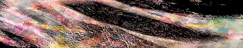 Skandinavischer Sommer Pinselstriche Panoramabild von Mad Dog Art
