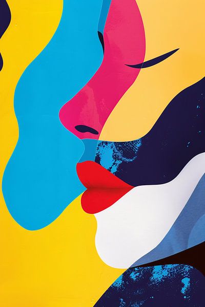 Abstract with two faces by Imperial Art House