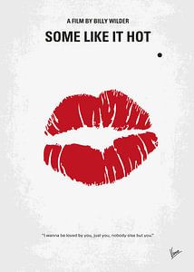 Nr. 116 „Some Like It Hot“ – Minimalistisches Filmplakat