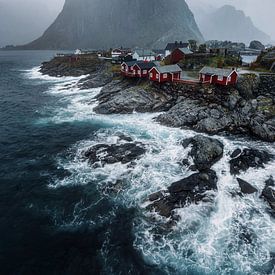 Storm in Noorwegen van Bjorn Snelders