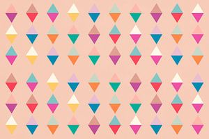 Multicolor Driehoek Dans