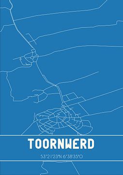 Blueprint | Map | Toornwerd (Groningen) by Rezona