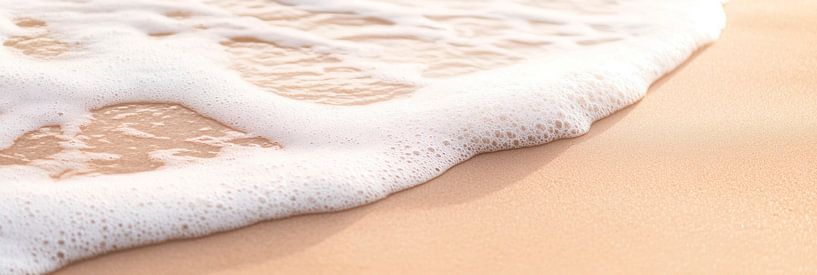 Vagues de plage et sable doux par Poster Art Shop