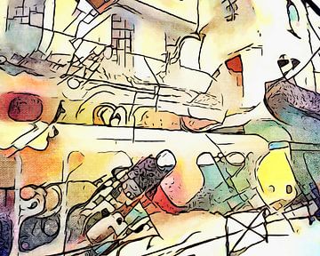 Kandinsky ontmoet Arles, Motief 3 van zam art