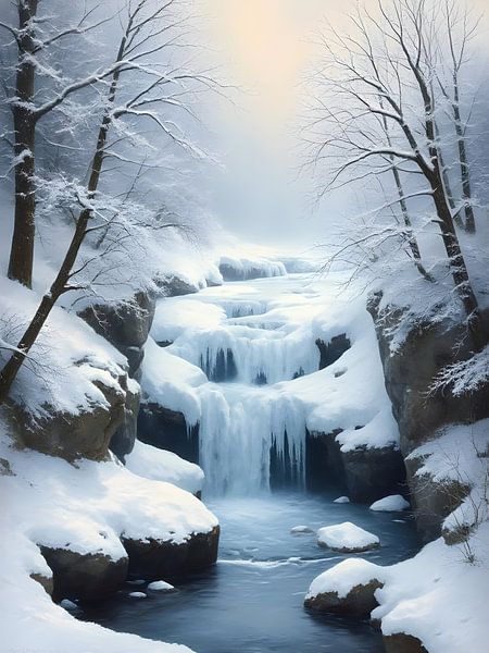 Cascade gelée par Artistic