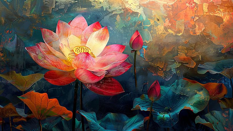 Holy Lotus Flower by Egon Zitter
