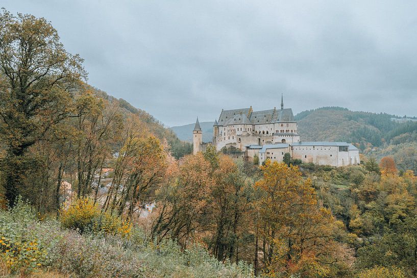 Vue du château de Vianden par Erik Lei