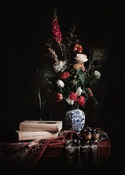 Nature morte avec bouquet de fleurs | Les maîtres néerlandais rencontrent Van Gogh | Photographie né sur Willie Kers