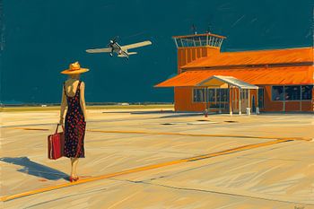 Warten auf den nächsten Flug