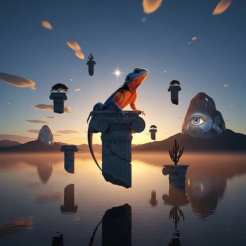 Une œuvre d'art inspirée du surréalismeRêver au-delà de la réalité