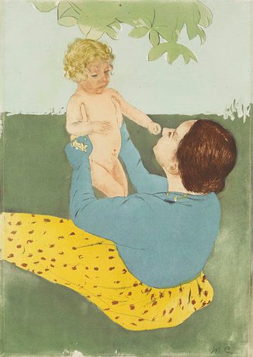 Onder de Paardenkastanje-boom, Mary Cassatt