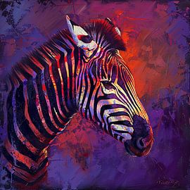 Zebra von Poster Art Shop