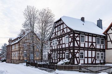 Herleshausen in winter by Roland Brack