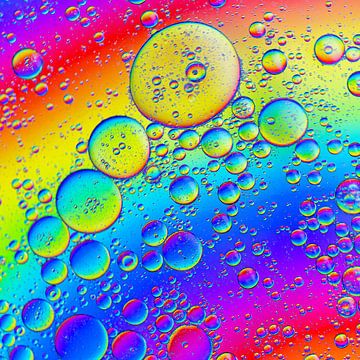 Colorfull Bubbles (1) van Marjan | Fotografie