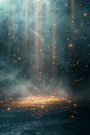 Magical Golden Light and Mystical Smoke by Heaven Arts by Robby Ranzijn