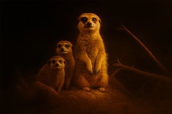 Stokstaartjes. Wachters van het zonlicht