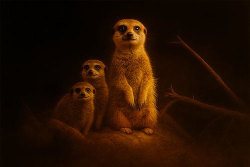 Stokstaartjes. Wachters van het zonlicht