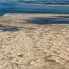 Sandewüste Vliehors von Vlieland mit Texel von Roel Ovinge
