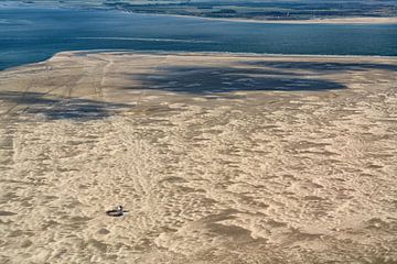 Sandewüste Vliehors von Vlieland mit Texel