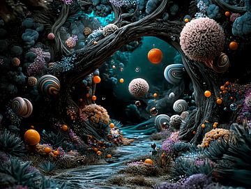 Harmonie van Natuur en Planeten van Karina Brouwer