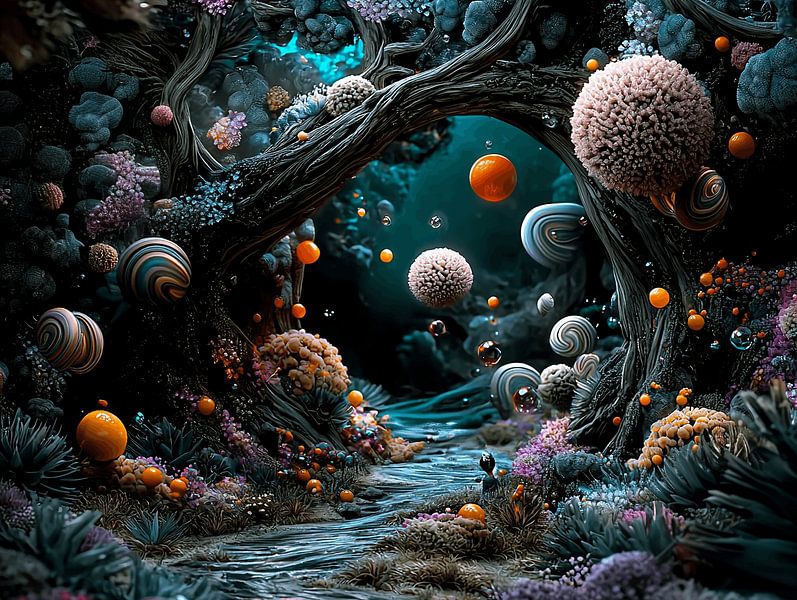 Harmonie de la nature et des planètes par Karina Brouwer