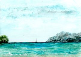 View of the sea by Sandra Steinke