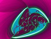 Fraktal spirale van Roswitha Lorz thumbnail