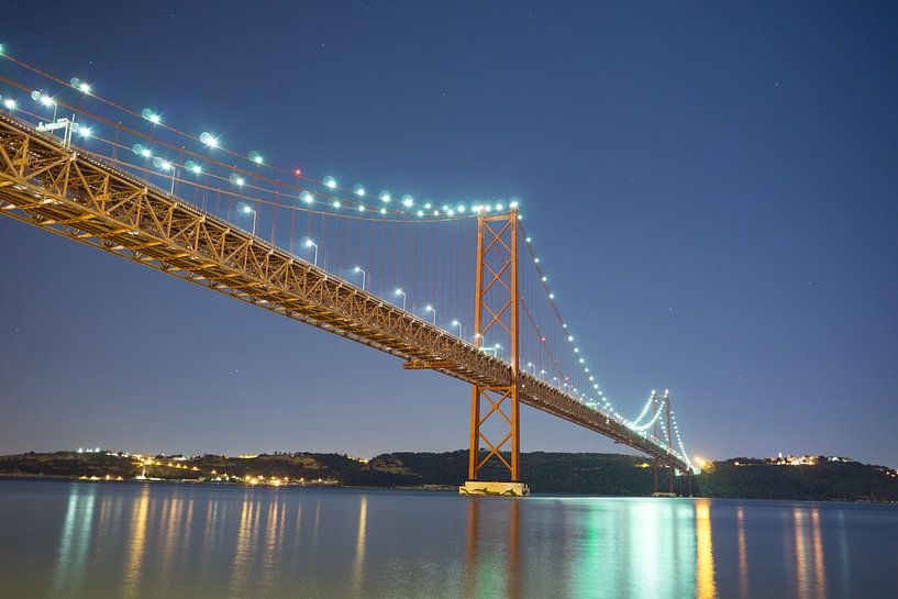 Ponte 25 de Abril, Lissabon van Niels Maljaars