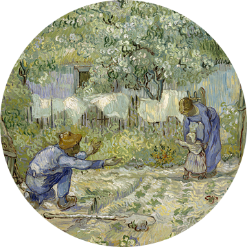 De eerste stapjes, naar Millet, Vincent van Gogh, 1890