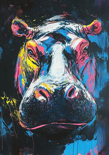 Pinselstriche auf dem Feld von Wunderbare Kunst