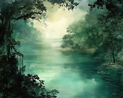 More Between Trees | Enchanted Lake Glow