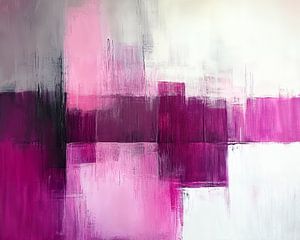 Rose abstrait | Nuances de sérénité