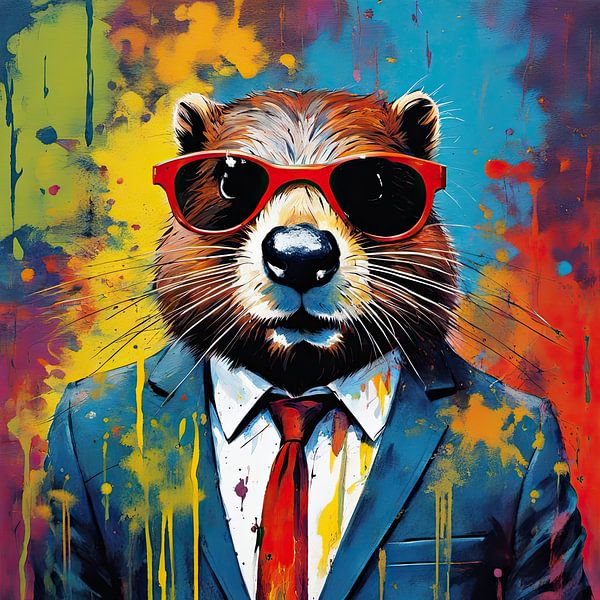 Pop-art Mol 06.96 van Blikvanger Schilderijen
