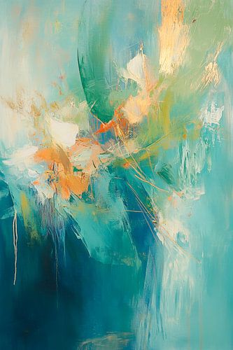 Abstracte kleuren in zachte tinten
