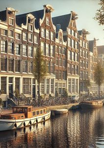 Scène du canal d'Amsterdam !
