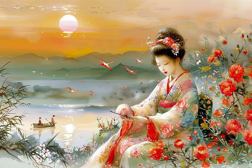 spiritual asian art japan by Egon Zitter