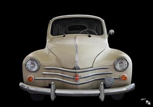 Tranche de crème pour Renault 4CV