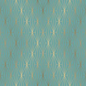 ELEGANT BLUE GOLD PATTERN v3