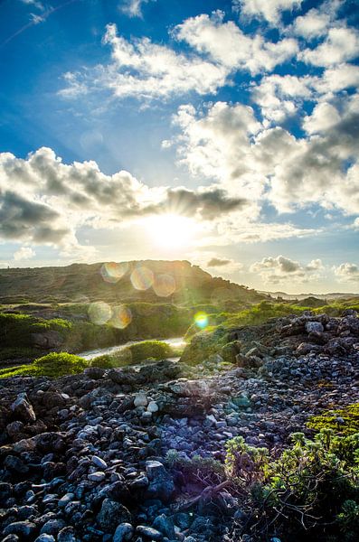 Magical Sunset in Curacao van Joke Van Eeghem