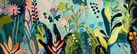 Collage sur la nature