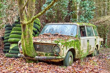 HDR Lost in the Woods Lada 1300 von W J Kok