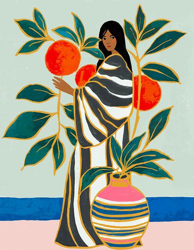 De bewaarder van de sinaasappels