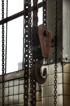 Een verlaten fabriek