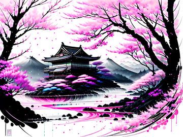 Temples enchanteurs et sakura en fleurs : des images fascinantes de la beauté du Japon sur ButterflyPix