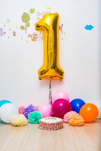 Birthday 1 year old - decoration by Chi